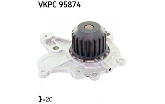 Vattenpump VKPC 95874 SKF