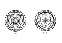 Koppling, kylarfläkt 0314740 Van Wezel