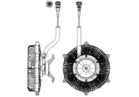 Koppling, kylarfläkt BEHR *** PREMIUM LINE ***