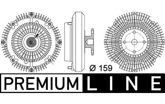 Koppling, kylarfläkt BEHR *** PREMIUM LINE ***