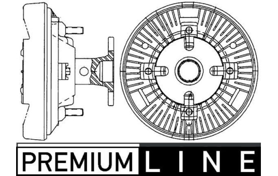 Koppling, kylarfläkt BEHR *** PREMIUM LINE ***