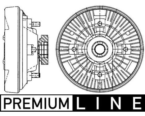 Koppling, kylarfläkt BEHR *** PREMIUM LINE ***