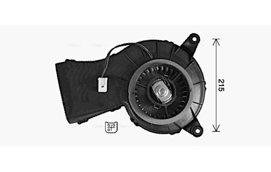 Elektrisk motor, kupéfläkt CN8331 Ava Quality Cooling