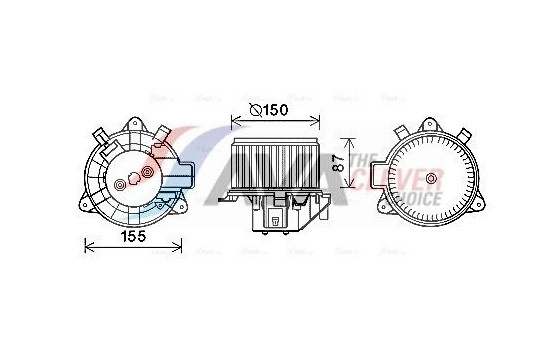 Elektrisk motor, kupéfläkt FT8429 Ava Quality Cooling