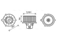 Elektrisk motor, kupéfläkt KA8247 Ava Quality Cooling