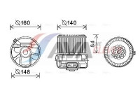 Elektrisk motor, kupéfläkt PE8392 Ava Quality Cooling