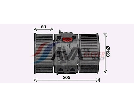 Elektrisk motor, kupéfläkt RT8654 Ava Quality Cooling, bild 2