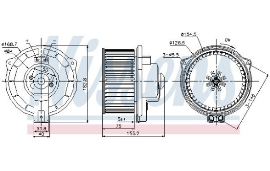 Invändig ventilation 87107 Nissens