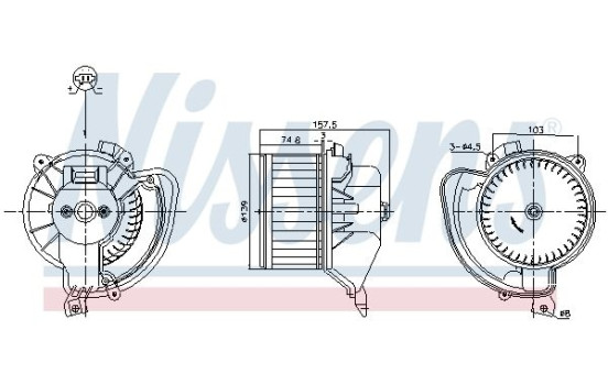 Invändig ventilation 87220 Nissens