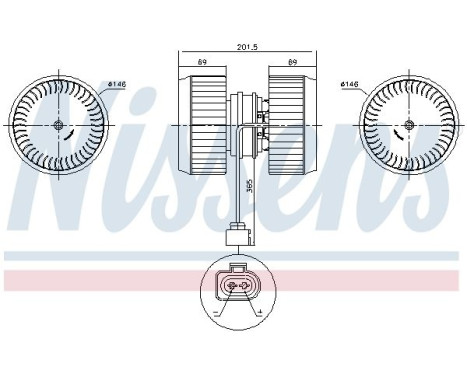 Invändig ventilation 87238 Nissens