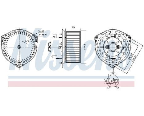 Invändig ventilation 87454 Nissens
