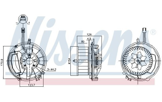 Invändig ventilation 87524 Nissens