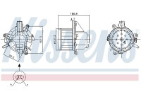 Invändig ventilation 87542 Nissens