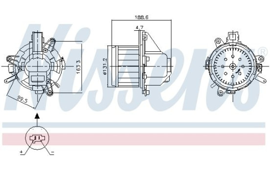 Invändig ventilation 87542 Nissens