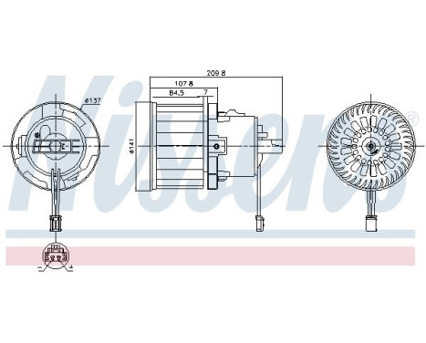 Invändig ventilation 87610 Nissens