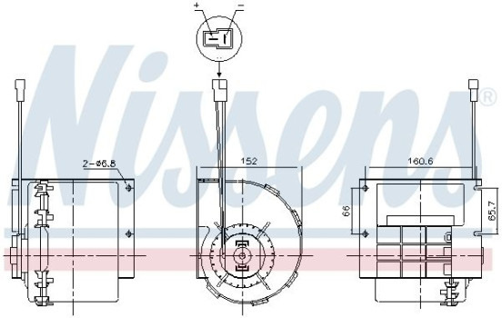 Invändig ventilation 87613 Nissens