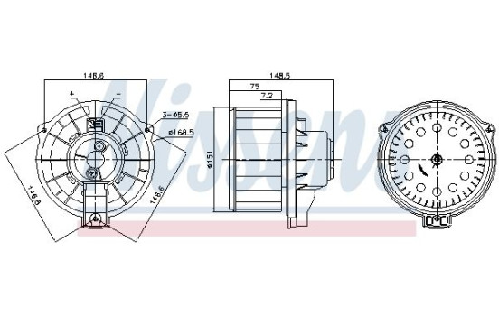 Invändig ventilation 87620 Nissens