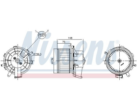 Invändig ventilation 87622 Nissens
