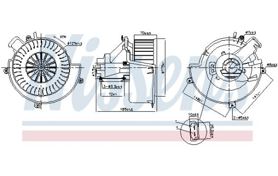 Invändig ventilation 87624 Nissens
