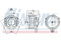 Invändig ventilation 87670 Nissens
