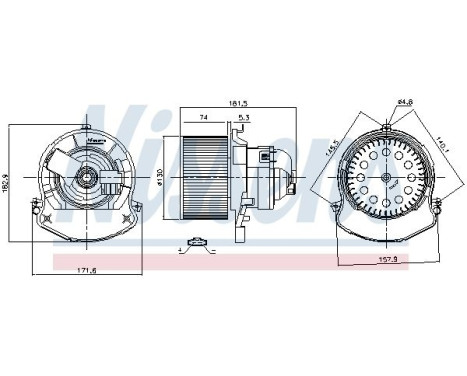 Invändig ventilation 87678 Nissens
