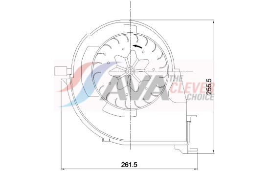 Invändig ventilation BW8664 Ava Quality Cooling