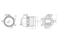 Invändig ventilation CN8342 Ava Quality Cooling