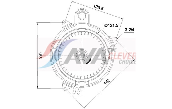 Invändig ventilation DA8026 Ava Quality Cooling