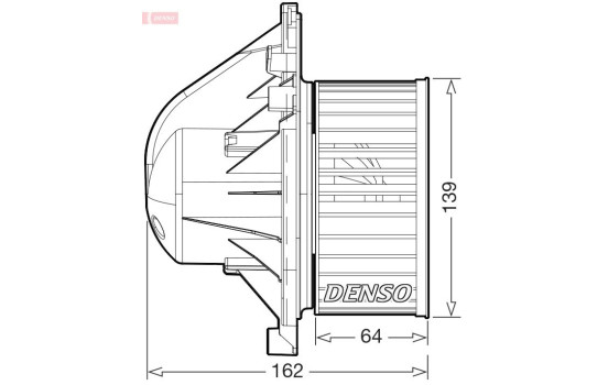 Invändig ventilation DEA05011 Denso