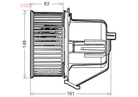 Invändig ventilation DEA07027 Denso