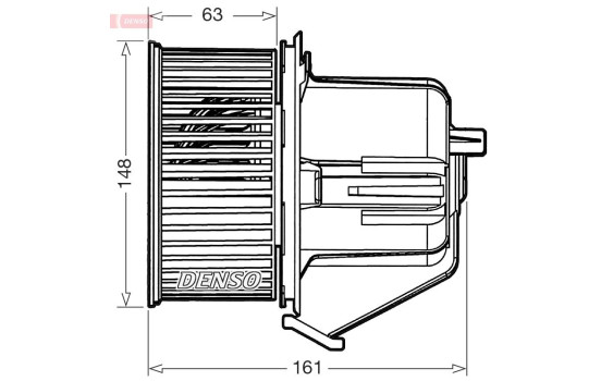 Invändig ventilation DEA07027 Denso