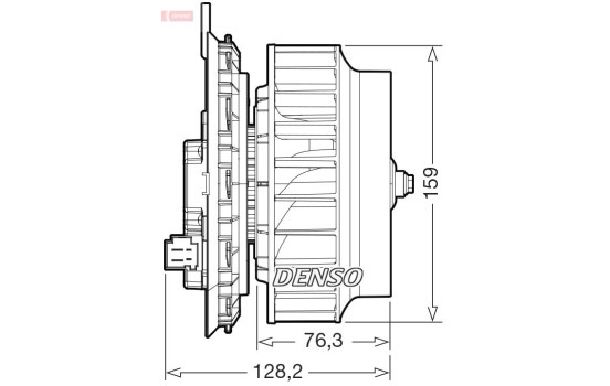 Invändig ventilation DEA17016 Denso