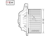 Invändig ventilation DEA41015 Denso