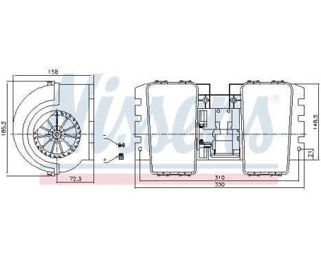 Invändig ventilation DF8107 Ava Quality Cooling, bild 2