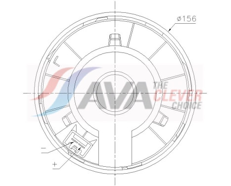 Invändig ventilation FD8726 Ava Quality Cooling