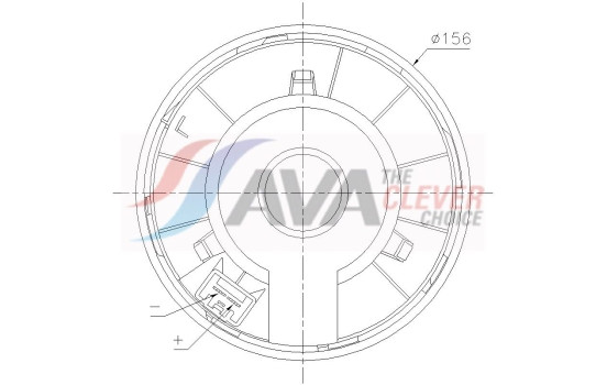 Invändig ventilation FD8726 Ava Quality Cooling