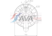 Invändig ventilation FD8727 Ava Quality Cooling