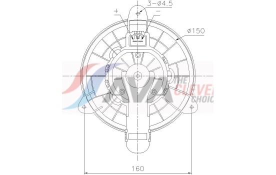 Invändig ventilation FD8727 Ava Quality Cooling