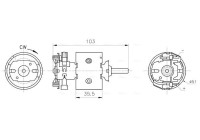 Invändig ventilation MS8783 Ava Quality Cooling