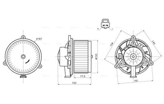 Invändig ventilation OL8752 Ava Quality Cooling