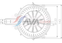 Invändig ventilation PR8107 Ava Quality Cooling