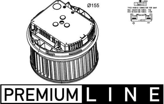 Kupéfläkt BEHR *** PREMIUM LINE ***