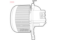 Kupéfläkt DEA07019 Denso