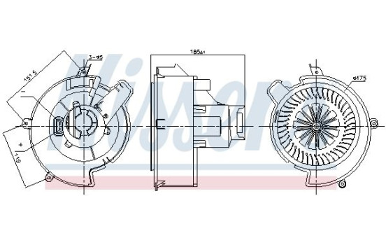 spisfläkt 87707 Nissens, bild 6