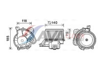 spisfläkt AL8135 Ava Quality Cooling