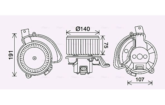 spisfläkt AL8154 Ava Quality Cooling