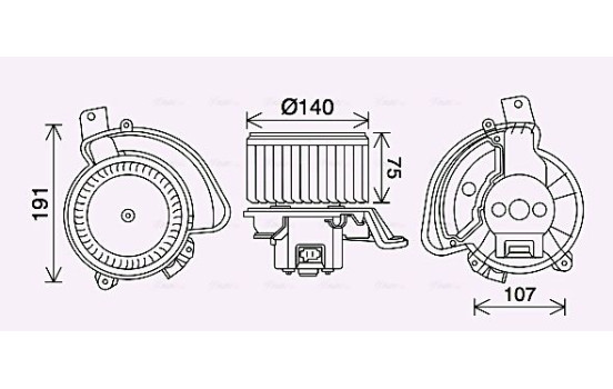 spisfläkt AL8155 Ava Quality Cooling