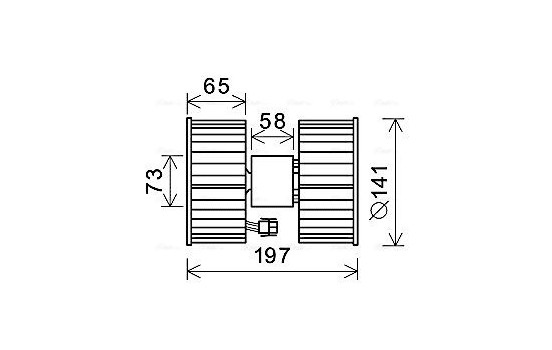 spisfläkt BW8483 Ava Quality Cooling