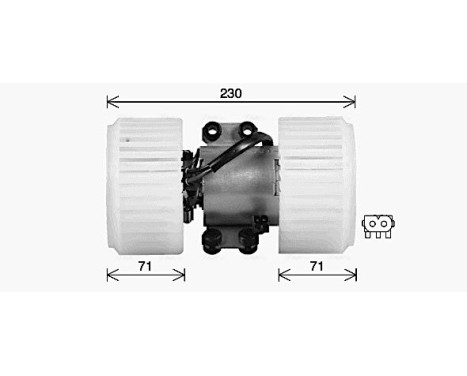 spisfläkt BW8614 Ava Quality Cooling