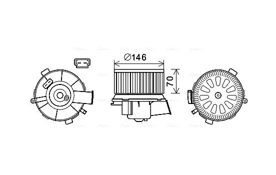 spisfläkt CN8304 Ava Quality Cooling